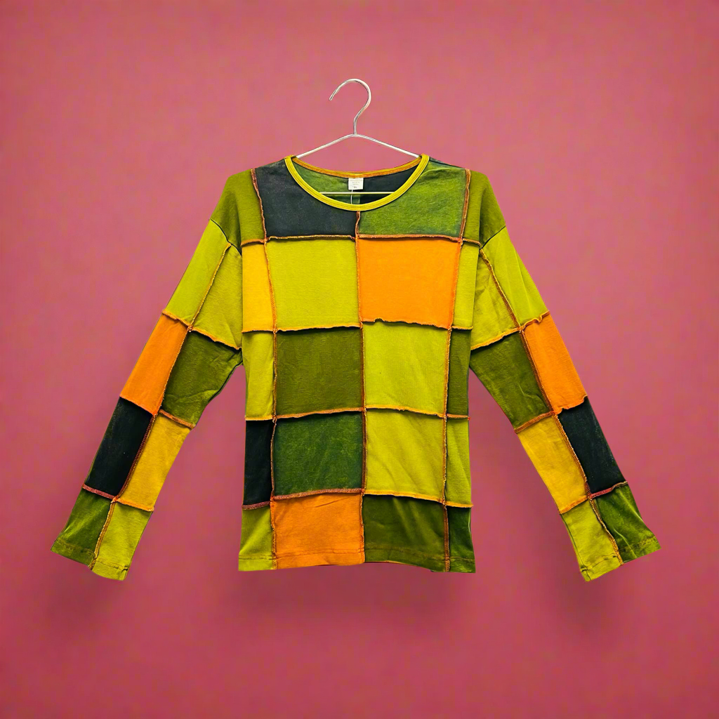 Patchwork Long sleeve Shirt – WORM