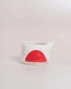 Abstract Hand Painted Ceramic Tea for One