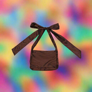 Brown Bow Bag