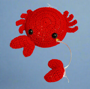 Crab Crochet Tape Measure
