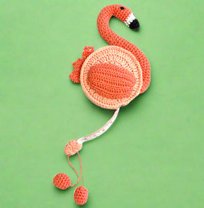 Flamingo Crochet Tape Measure