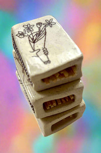Flower Bouquet Ceramic Matchbox