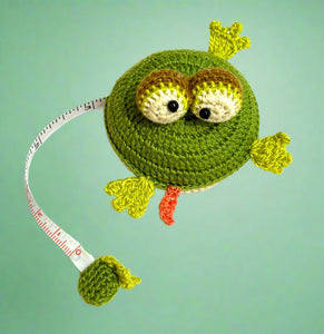 Frog Crochet Tape Measure