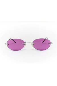 2000's Vintage Micro Round Sunglasses (2 color choices)-WORM