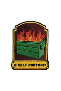 A Self Portrait Embroidered Patch-WORM