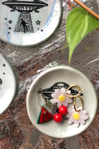 Alien Abduction Jewelry Dishes-WORM