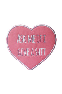 Ask Me Embroidered Patch-WORM