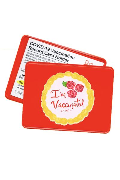 Cake Covid-19 Vaccination Card Holder