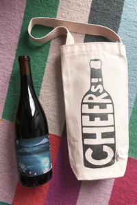 Cheers Wine Tote-WORM