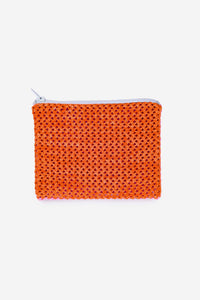 Deadstock Raffia Pouch (various colors)-WORM