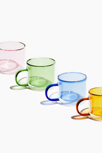 Double Wall Glass Mugs-WORM