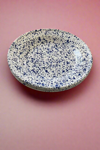 Enamelware Speckled Dessert Plate-WORM