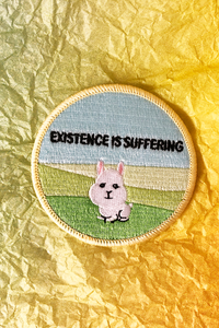 Existence is Suffering Embroidered Patch-WORM