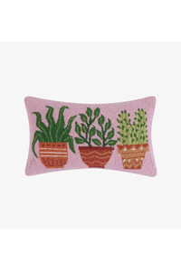 House Plant Throw Pillow-WORM