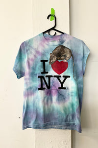 I Love NY Rat Upcycled Tee (2 Choices)-WORM