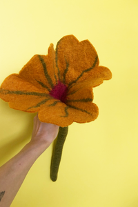 Large Felt Flower-WORM