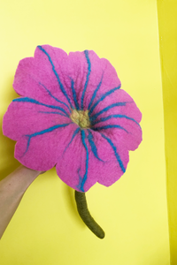 Large Felt Flower-WORM