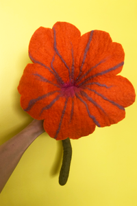 Large Felt Flower-WORM