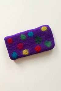 Large Happy Felt Eyeglass Holders-Apparel & Accessories-WORM