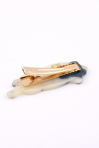 Pug Acetate Hair Clip-WORM