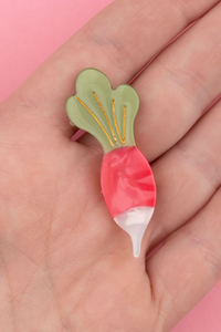 Radish Acetate Hair Clip-WORM