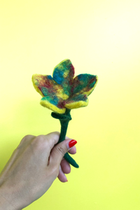 Small Felt Flower-Felted Flowers-WORM