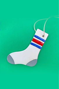 Sock Ceramic Ornament-WORM