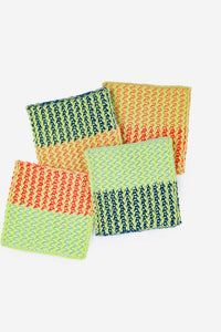 Squiggle Deadstock Yarn Coaster Set-WORM