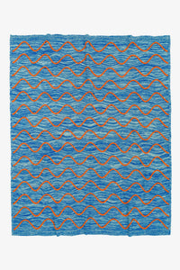 Squiggle Stripe Deadstock Knit Throw (2 options)-WORM