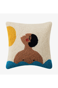 Time Throw Pillow by Justina Blakeney-WORM