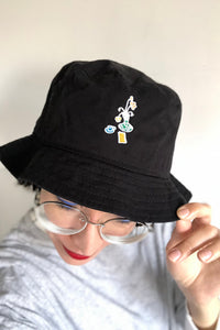 Vase Coffee Book Bucket Hat-WORM