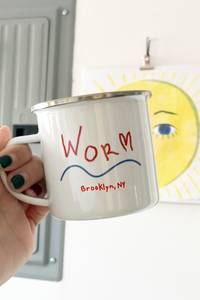 Worm Enamel Mug-WORM