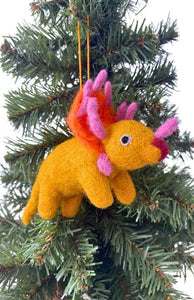 Felt Dinosaur Ornament