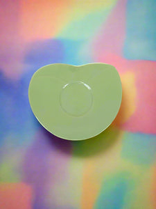 tulip mug green saucer