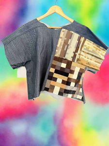 FiOT Patchwork Upcycled Box Blouse