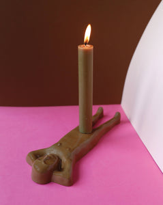 Single Happy To See You Candle Holder (in colors)