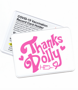 Thanks Dolly Vaccination Card Holder