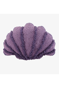 Purple Seashell Shaped Pillow