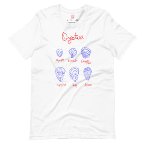 Oysters Tee (Red/Blue Design)